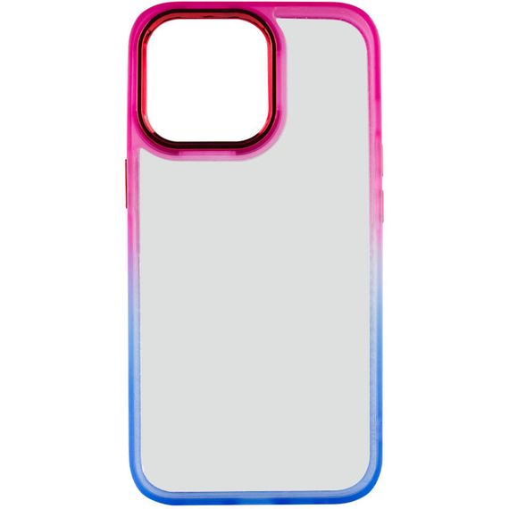 Чехол TPU+PC Fresh sip series для Apple iPhone 13 Pro Max (6.7") Синий / Розовый | Зображення 1