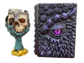 Подарунковий набір Келих 3D Лапа Дракона та Блокнот 3D «Око Ілюзій»