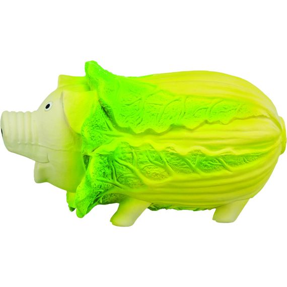 Іграшка Trixie для собак Капустяна свинка латекс 23 см світло-зелена | Зображення 3