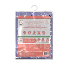 Misoko&Co Багаторазова пелюшка для собак, 40х50 см (цуценята), фіолетова, 1 шт.