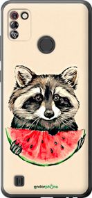 Чохол на Tecno Pop 4 Pro BC3 Єнотик з кавуном "4605u-2444-2448"