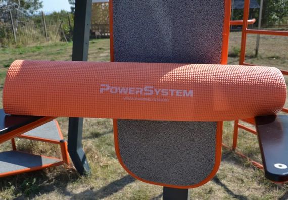 Килимок для йоги та фітнесу Power System PS-4014 PVC Fitness-Yoga Mat Orange (173x61x0.6) (PS-4014_Orange) | Зображення 1