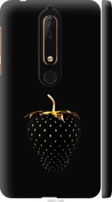 Чохол на Nokia 6.1 Чорна полуниця "3585m-1628-24368"