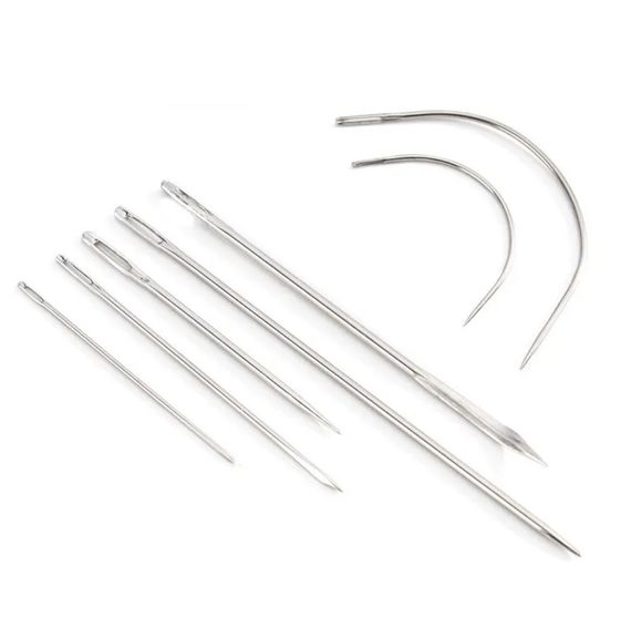 Набір голок  HANDY NEEDLE для ручного шиття шкіри, сумок, мішків, килимів, оббивки меблів, матраців (6687) | Зображення 2