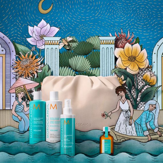 Весняний набір Об’єм Moroccanoil Volume (shampoo, conditioner, spray, oil) | Зображення 1