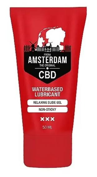 Вагінальний лубрикант Original CBD from Amsterdam — Waterbased Lubricant, 50 ml Sex Aura | Зображення 3
