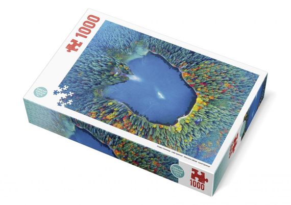 Пазл "Озеро Синевир" 1000 элементов TRFL_UA/1 DGT-PUZZLE, в коробке (4820266221324) | Зображення 6