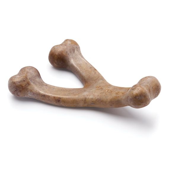 Іграшка для цуценят зі смаком бекону Benebone Puppy Wishbone Bacon, 18 см