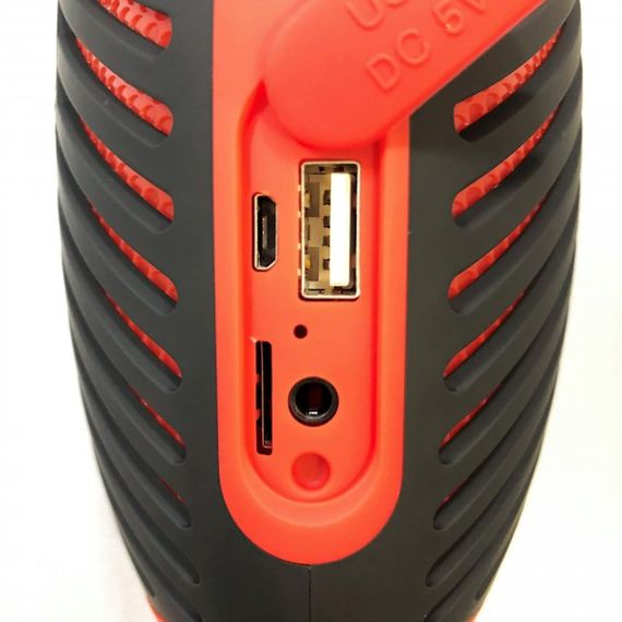 Портативна колонка XPRO P5 10Вт USB, AUX, FM, Bluetooth червона (P5) | Зображення 3