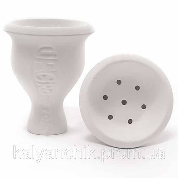 >Чаша для кальяна Upgrade Form без глазури белая