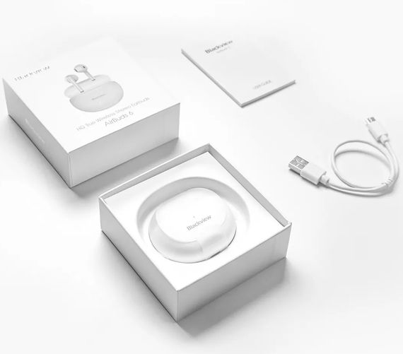 Навушники TWS Blackview AirBuds 6 White | Зображення 3