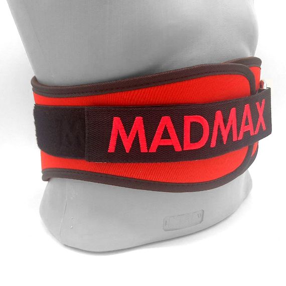 Пояс для важкої атлетики MadMax MFB-421 Simply the Best неопреновий Red XXL | Зображення 4