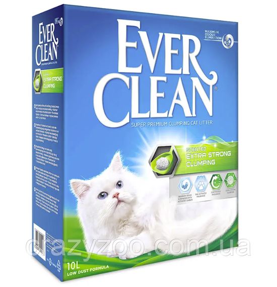 Наполнитель для кошачьего туалета Ever Clean Extra Strong Clumping Scented с ароматом 10 л 123438