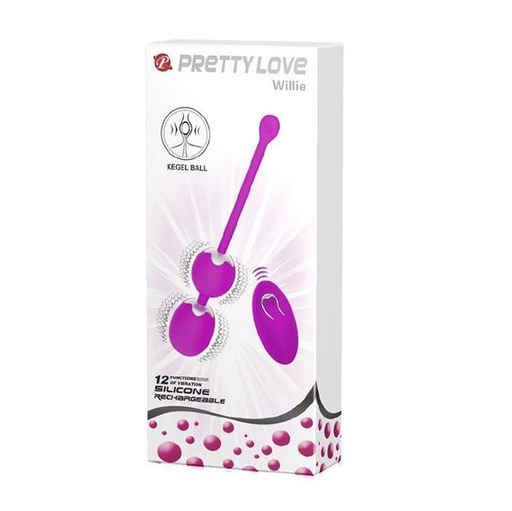 Вагінальні кульки з вібрацією Pretty Love - Willy, BI-014548W sexstyle
