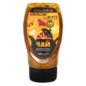 Чай фруктово-медовий Апельсин - м'ята Асканія 400г пляшка