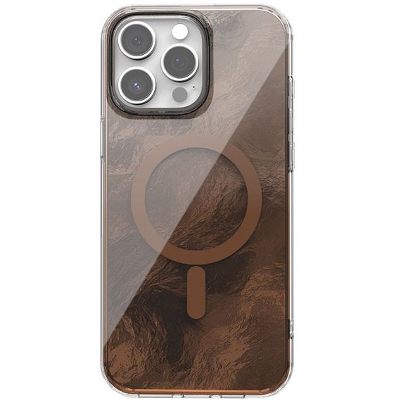 Чохол TPU Shiny Mountain Magnetic Fit для Apple iPhone 15 Pro Max (6.7") Chocolate