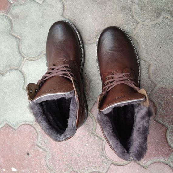 Великі зимові черевики з натуральним хутром 43 розмір | Зображення 4