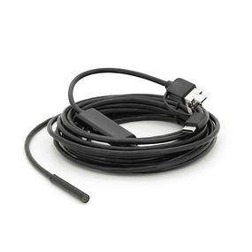 Універсальний ендоскоп 3в1 (USB+MicroUSB/Type-C) для смартфона/ПК, камера 5.5мм, м'який кабель 5м, з LED-підсвічуванням, IP67
