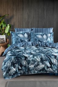 Постельное белье La Romano Premium Satin 200×220 Rican Blue