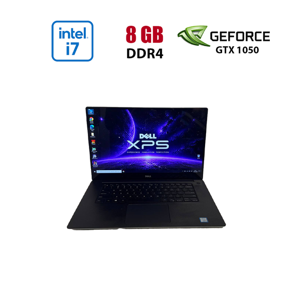 Ігровий ноутбук Б-клас Dell XPS 15 9560 / 15.6" (3840x2160) IPS Touch / Intel Core i7-7700HQ (4 (8) ядра по 2.8 - 3.8 GHz) / 8 GB DDR4 / 256 GB SSD / nVidia GeForce GTX 1050, 4 GB GDDR5, 128-bit / WebCam б/в