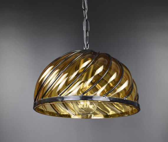 Люстра підвісна LOFT на 1 лампочку 26470 Чорний 25-90х25х25 см. | Зображення 5