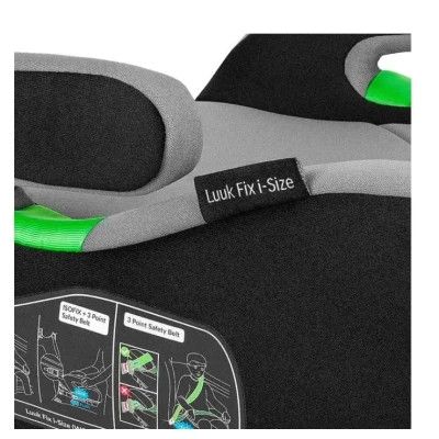 Автокресло Lionelo Luuk Fix I-Size 15-36 кг бустер Grey Stone (LO-LUUK FIX I-SIZE GREY STONE) | Зображення 6