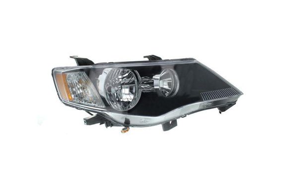 Фара Передня Mitsubishi Outlander Xl 2007-2010 Права Hb3+Hb4 Чорна Рамка | Зображення 1