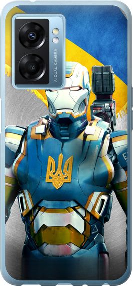 Чехол на Oppo A77 5G Украинский киборг "980u-1377-17620"