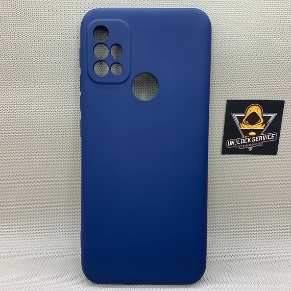 Motorola G10 / G20 / G30 SoftTouch Silicone Протиударний чохол софт тач Синій