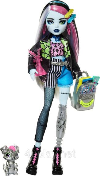 Кукла Монстр Хай Фрэнки Штейн с аксессуарами и щенком Ватзит Оригинал Mattel Monster High Frankie Stein | Зображення 2