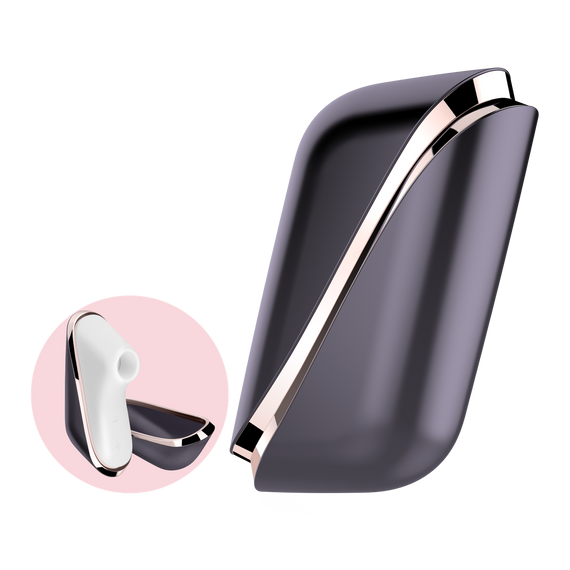 Вакуумний кліторальний стимулятор Satisfyer Traveler, корпус-чохол на магнітах Sex Aura | Зображення 4