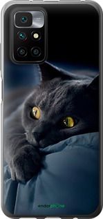 Чохол на Xiaomi Redmi 10 Димчастий кіт "825u-2488-2448"