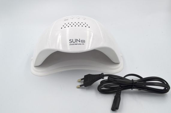 LED + UV лампа для сушіння гель лаків і гелів Sun 5X White 48 Вт (YQ5XSUN5X) | Зображення 6