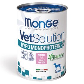 Корм Monge VetSolution Wet Hypo Canine Maiale вологий гіпоалергенний для дорослих собак 400 гр
