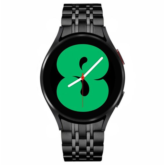 Металевий ремінець Primolux Steel Link для годинника Samsung Galaxy Watch 4 44mm SM-R870 - Black | Зображення 1