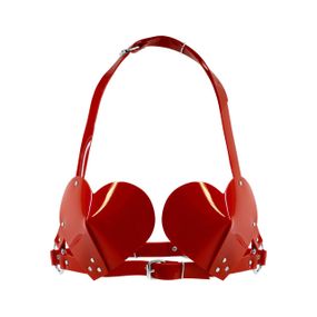 Лиф Сердце Feral Feelings - Hearts Bra Red sexstyle