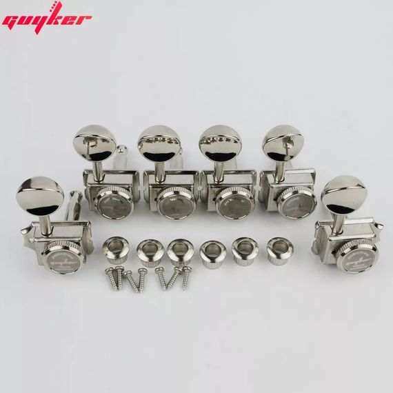 Колки Machine Heads Guyker 6R vintage nickel локовые для гитары электрогитары Stratocaster Telecaster | Зображення 3
