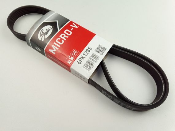 Ремінь генератора струмковий Hyundai/KIA CRDi, Gates (6PK1285) (25212-2E820)
