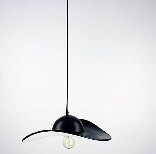 Люстра підвісна на 1 лампочку 26453 Чорний 18-180х40х40 см.