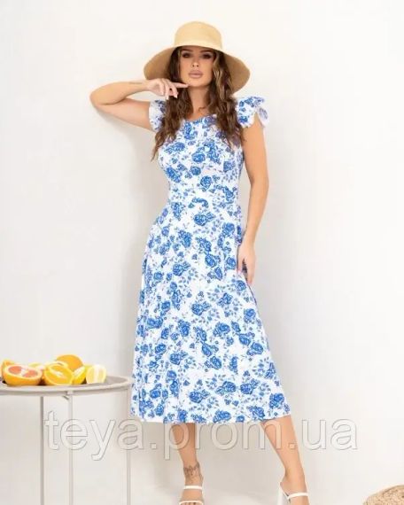 Плаття для жінок колір блакитний розмір M FI_008107