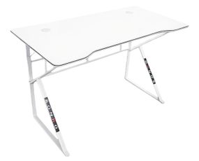 Стіл геймерський комп'ютерний Bonro 276 металевий 120×60 білий (42401080)