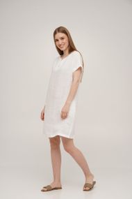 Сукня SoundSleep Linen лляна коротка S біла (653590753353)