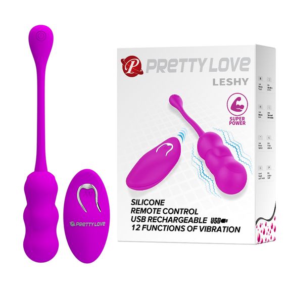 Вібро яйце Pretty Love Leshy, фіолетове