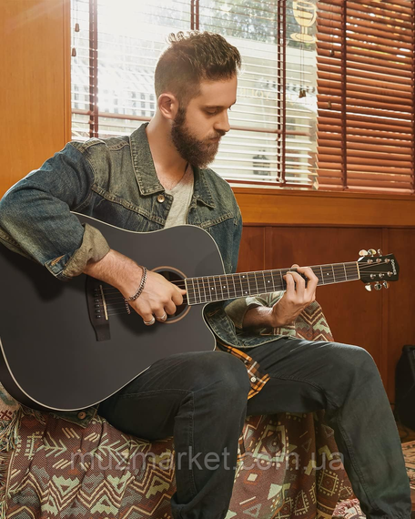 Акустична гітара Donner Acoustic Guitar Cutaway Black (Комплект) | Зображення 5