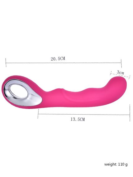 Вібратор (для точки G) Babydoll Універсальний. Малиновий 1209-1 | Зображення 1