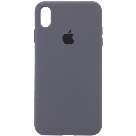 Чехол Silicone Case Full Protective (AA) для Apple iPhone XS Max (6.5") Серый / Dark Gray