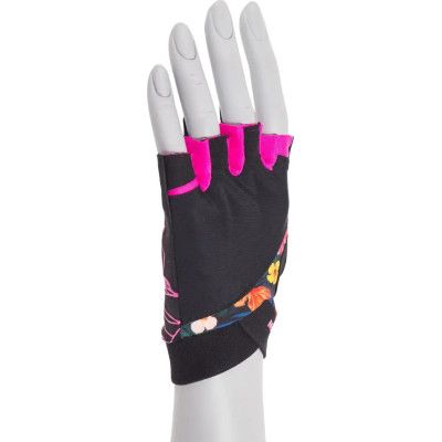 Перчатки для фитнеса MadMax MFG-770 Flower Power Gloves Black/Pink XS (MFG-770_XS) | Зображення 2
