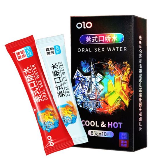 Саше мастила для орального сексу OLO тепло/холод, на водній основі (ціна за 8 шт. в упаковці) sexstyle | Зображення 1