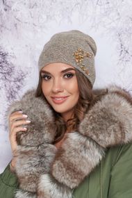 Шапка «Эспина» кофейный