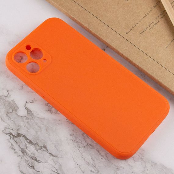 Силіконовий чохол Candy Full Camera для Apple iPhone 11 Pro (5.8") Помаранчевий / Orange | Зображення 3